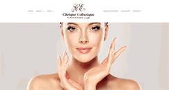 Desktop Screenshot of cliniqueesthetique.dk